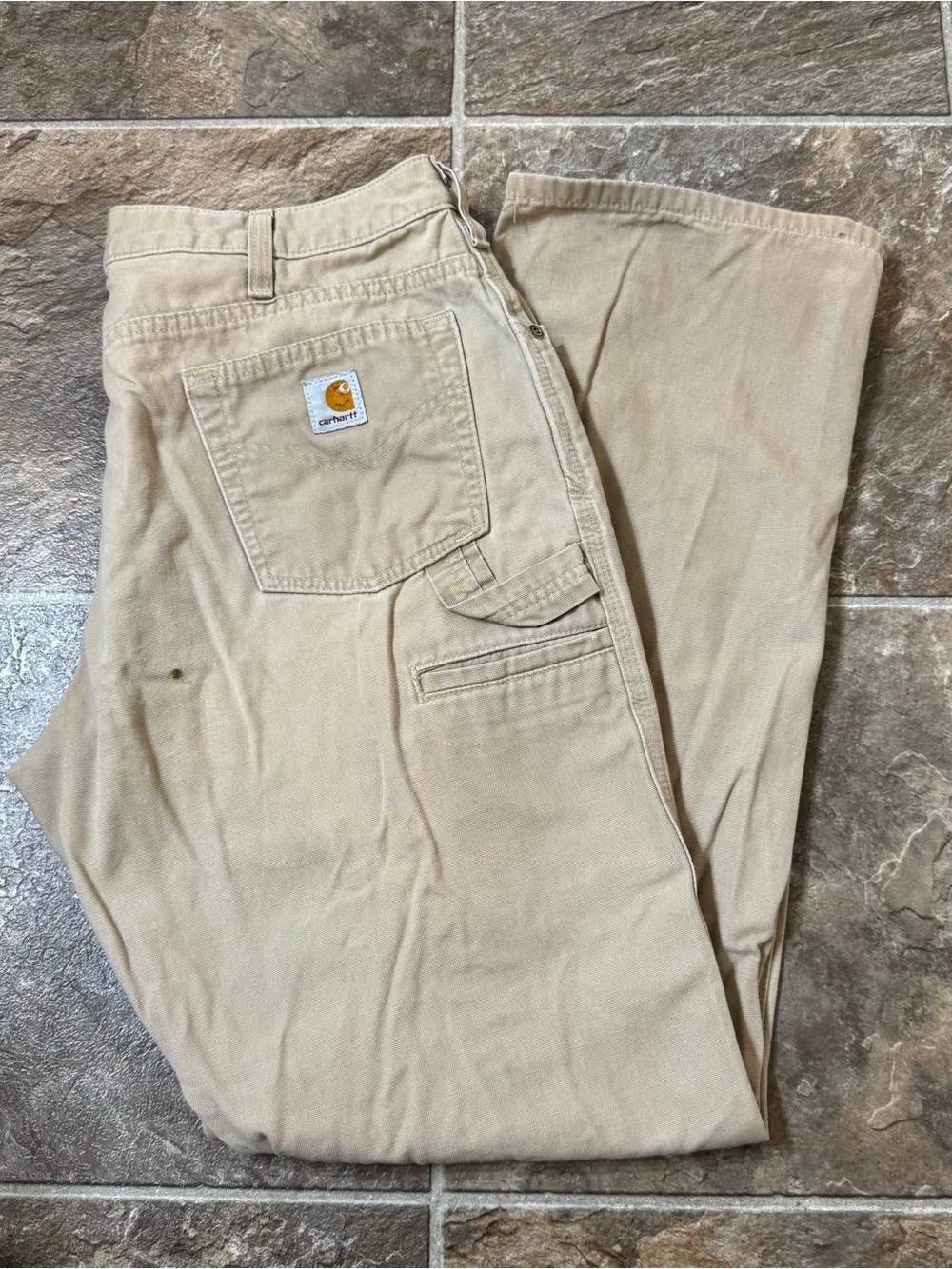 Vintage Y2K Carhartt WB159-GKH Relaxed Fit Carpenter Pants Womens 14x32